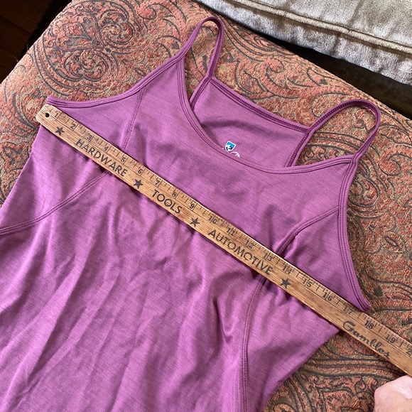 Kuhl Skulpt Dress Spaghetti strap Mauve rose Outdoor Hiking Dress Shelf Bra M - Picture 5 of 12